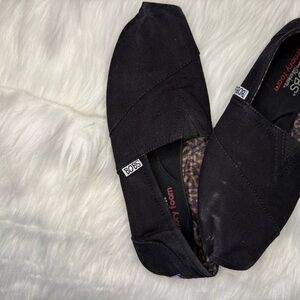 BOBS Black Slip-On Shoes